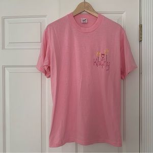 VTG 90s pink shirt - Kathy Large Medium
